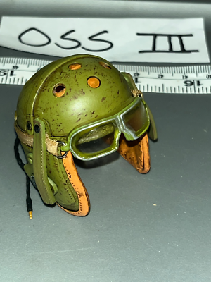 1/6 Scale WWII US Tanker Helmet - A98 Goggles