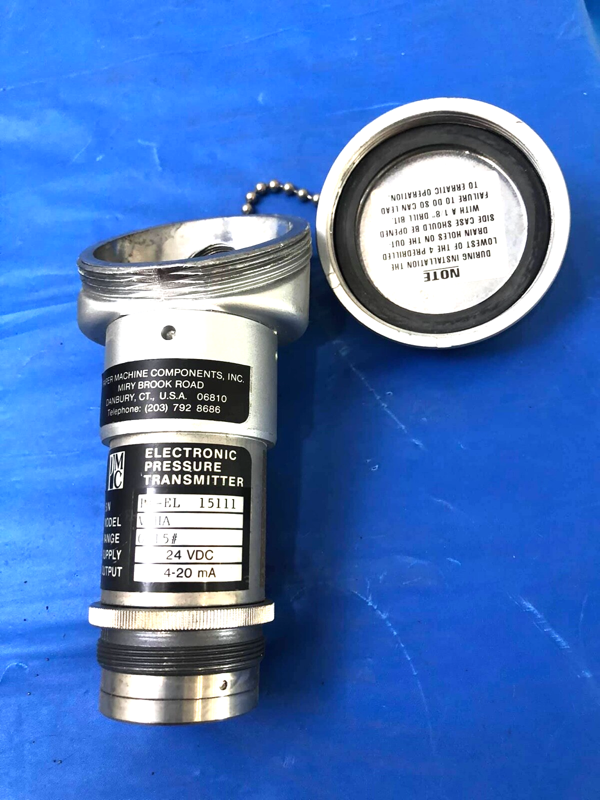 PMC PAPER MACHINE COMPONENTS ELECTRONIC PRESSURE TRANSMITTER GREET USED.