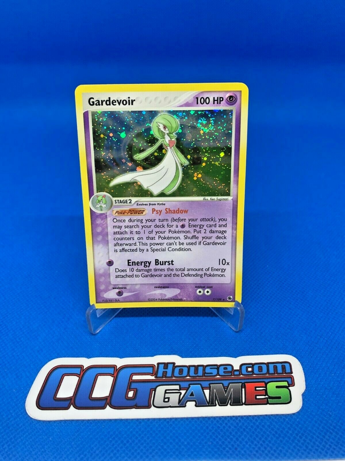 Pokemon EX Ruby & Sapphire - Gardevoir 7/109 Holo Foil With