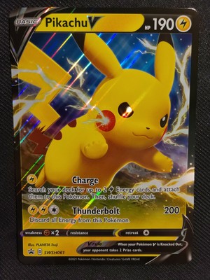 Cartes Pokemon A L Unite Jeux De Cartes A Collectionner Cartes Pokemon Eb4 5 Fr Neuf Jumbo Promo Swsh061 Carte Pokemon Pikachu V