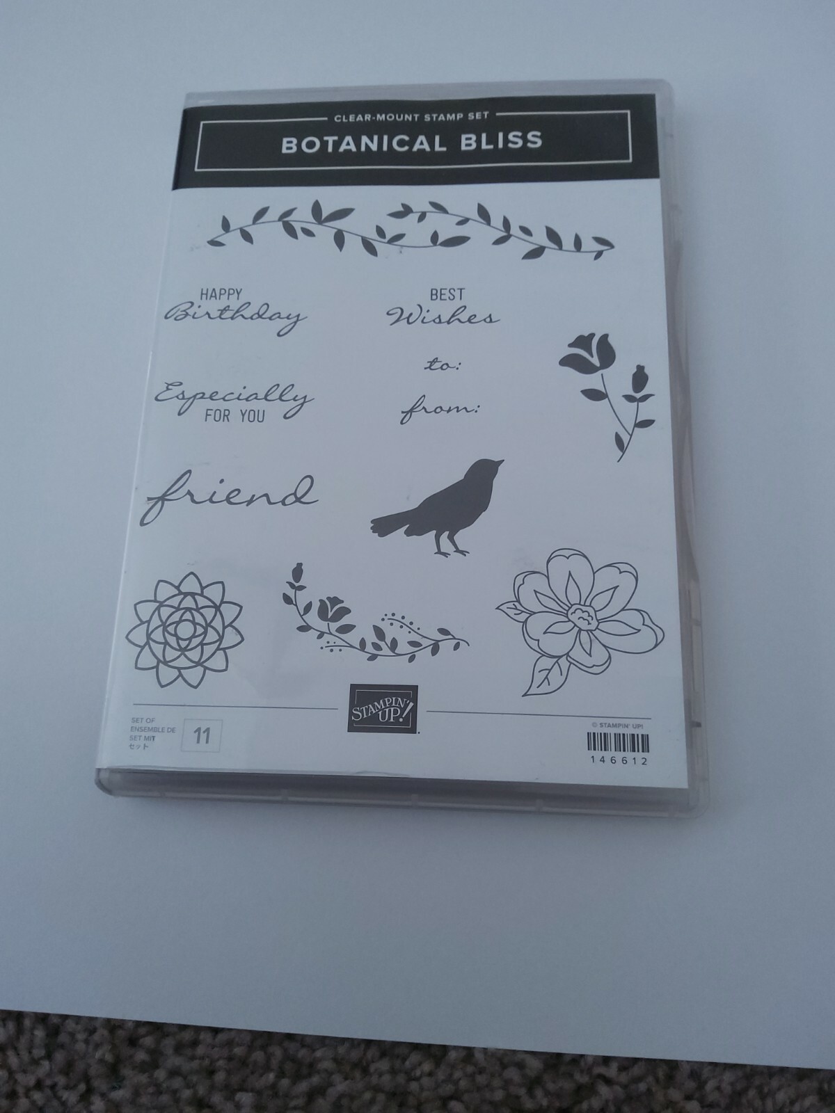 スタンピンアップ botanical bliss Beautiful Botanical Bliss Birthday Card
