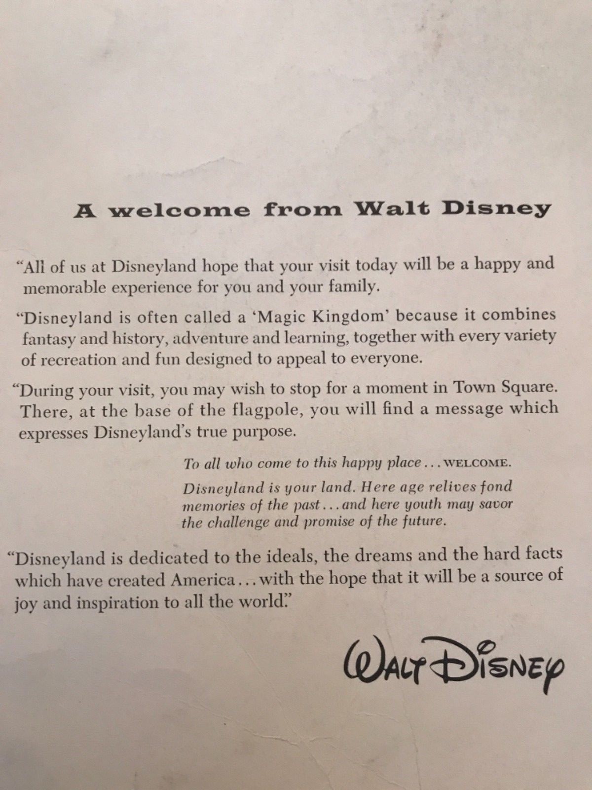 Walt Disney's Guide to Disneyland 