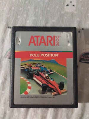 Pole Position for Atari 2600. Tested & Works. Vintage 1982.  