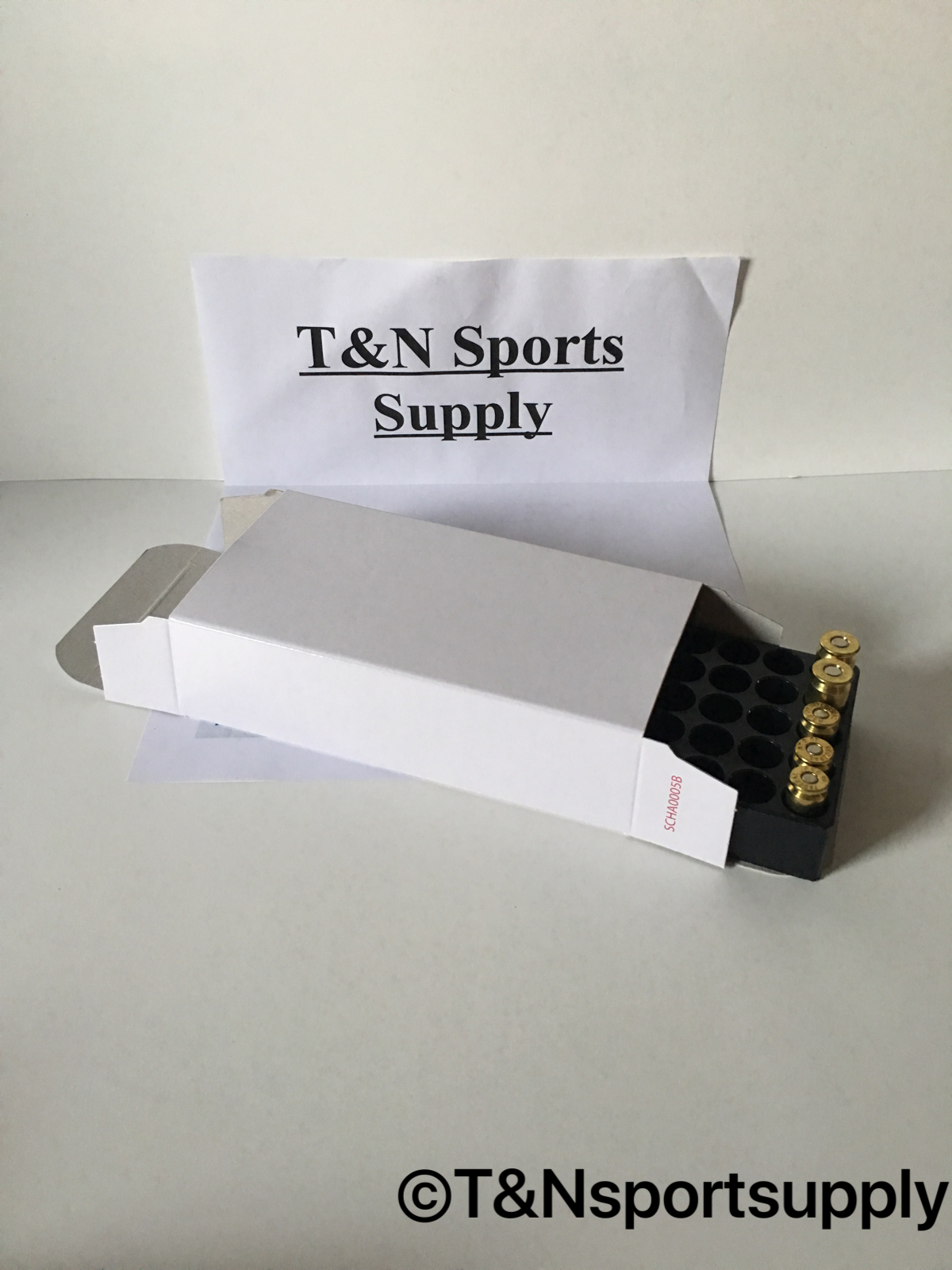 45 acp 40 s&w 10 mm White 50 RD Cardboard Ammo Box W/trays For Reloading Qty10