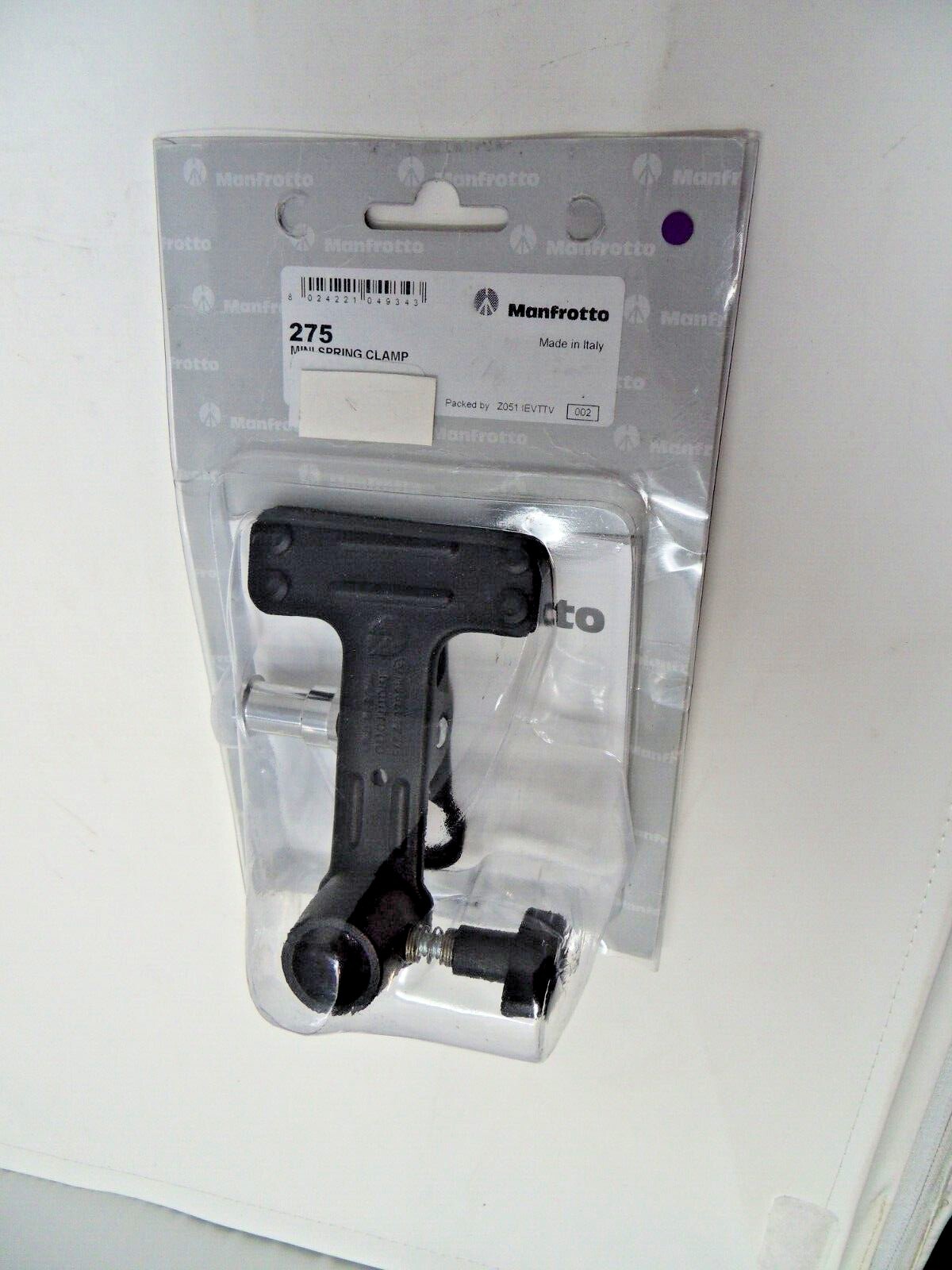 MANFROTTO #275 MINI SPRING CLAMP [inv662m] | eBay