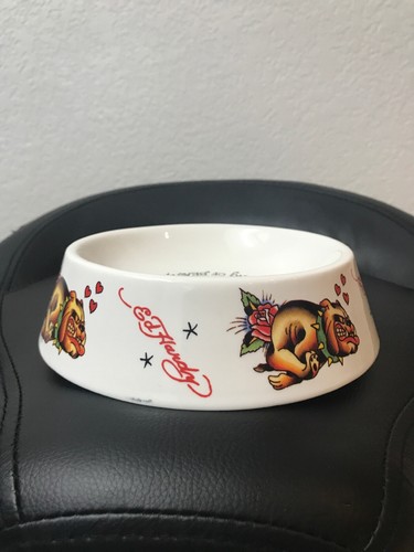 Ed hardy Tattoo Dog Dish King Of beasts Rogue Monk