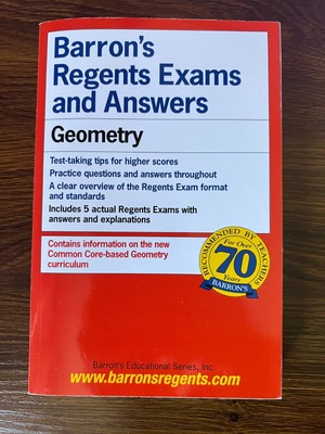  Barron's Regents Exams and Answers Geometry; Get better with math!! 