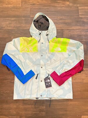 The North Face X KAWS TNF XX 1986 Retro Mountain Jacket Ice Blue Medium BNWT