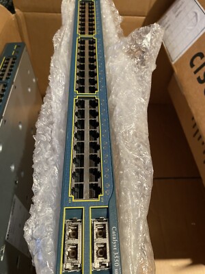 Used Cisco WS-C3550-48-SMI Catalyst 3550 Series 48 Port Switch - 2 x Fiber Ch