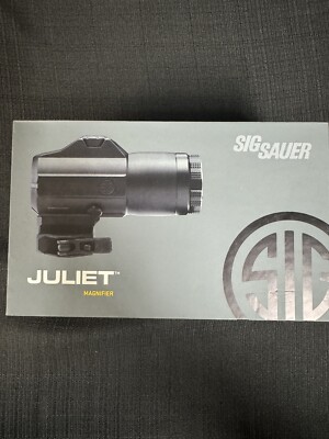 SIG SAUER Juliet4 Magnifier, 4x24mm, Powercam Qr Mount With Spacers, Black