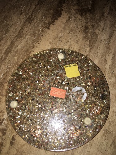 VTG 1981 Pennies Resin Trivet Hot Plate Universal Studios Hollywood CA Souvenir