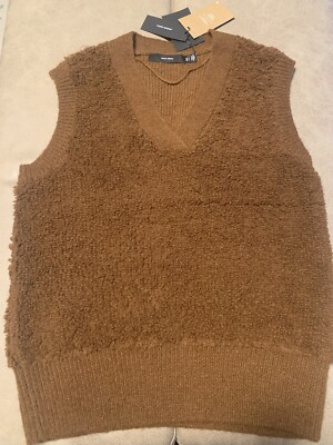 Vero Moda Loopi Sleeveless V-Neck Vest Brown Emperador - NWT - Women s Large