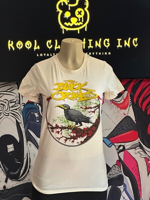 The Black Crowes Flying Crows Band Tee White Size Medium NWOT