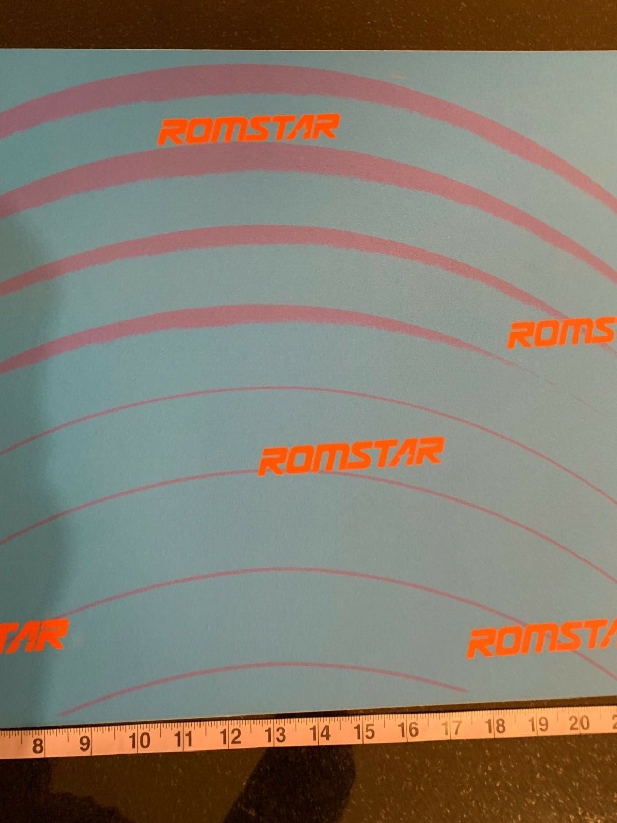 ROMSTAR Generic CPO Control Panel Arcade Cabinet Vinyl Stickers Decals NOS