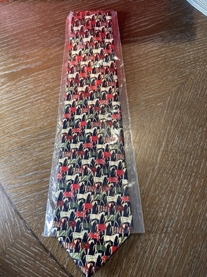 Super Cool Jinxinglai Tie featuring Arabic Horses Middle East NEW Free S/H
