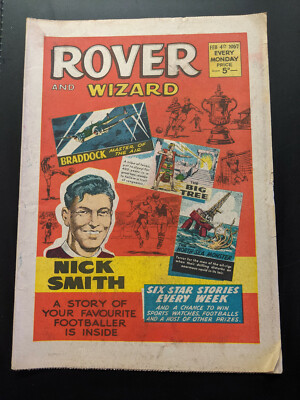 Rover and Wizard Comic, February 4th 1967, FREE UK POSTAGE