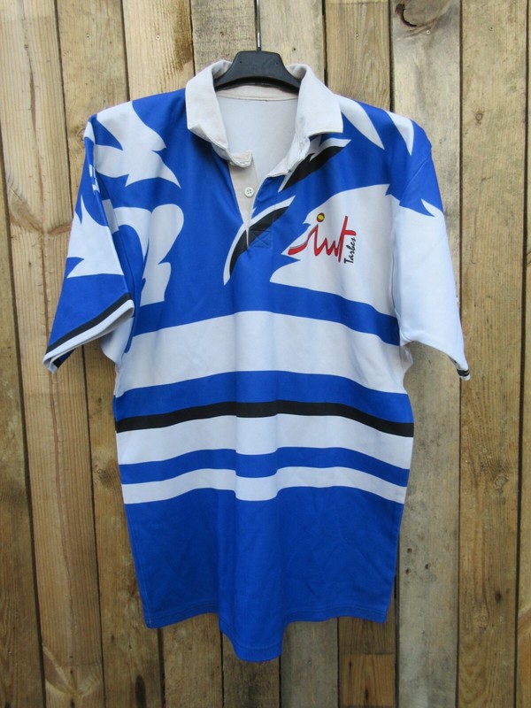 Maillot Rugby Iut Tarbes PortÃ© NÂ°17 Vintage Jicega Shirt Xl