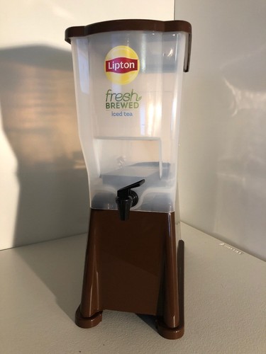 3 Gallon Iced Tea Dispenser Tablecraft 354DP Slimline Beverage Juice NEW Lipton