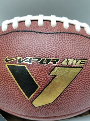 New Nike Vapor One Size 9 Official Game Leather Football PFT059-201 MSRP $90