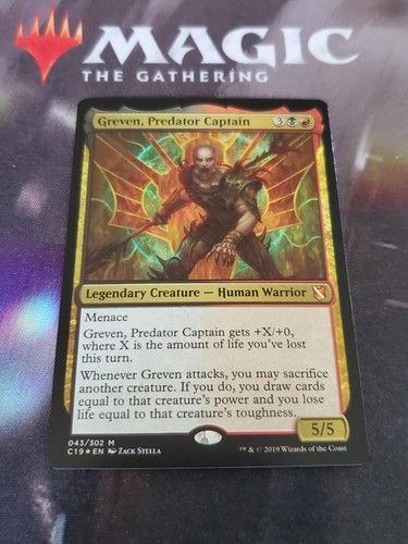 MTG. Greven, Predator Captain. Foil. Commander 2019. 043/302