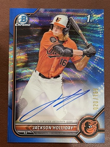 ジャクソン ホリデー 直筆サイン 2022 Bowman Draft PSA9 s-l400.jpg