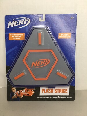 NERF Elite Flash Strike Connectable Modular Design Target Lights Up NEW