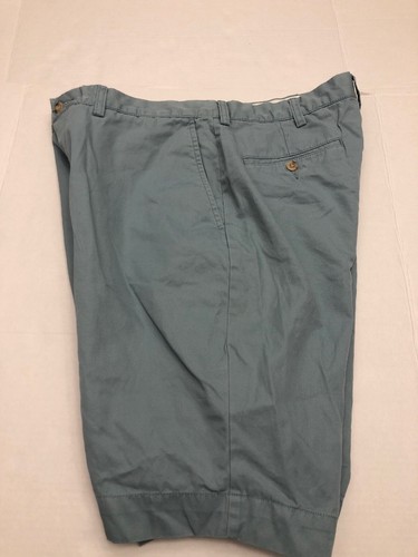 POLO Ralph Lauren Men BLUE Shorts FLAT FRONT Dark Navy Pony Sz 34 Great