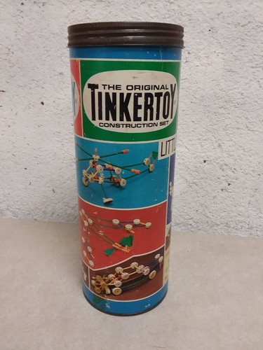 1950's TINKERTOY LITTLE DESIGNER, NO. 126 - 67 pcs. Included
