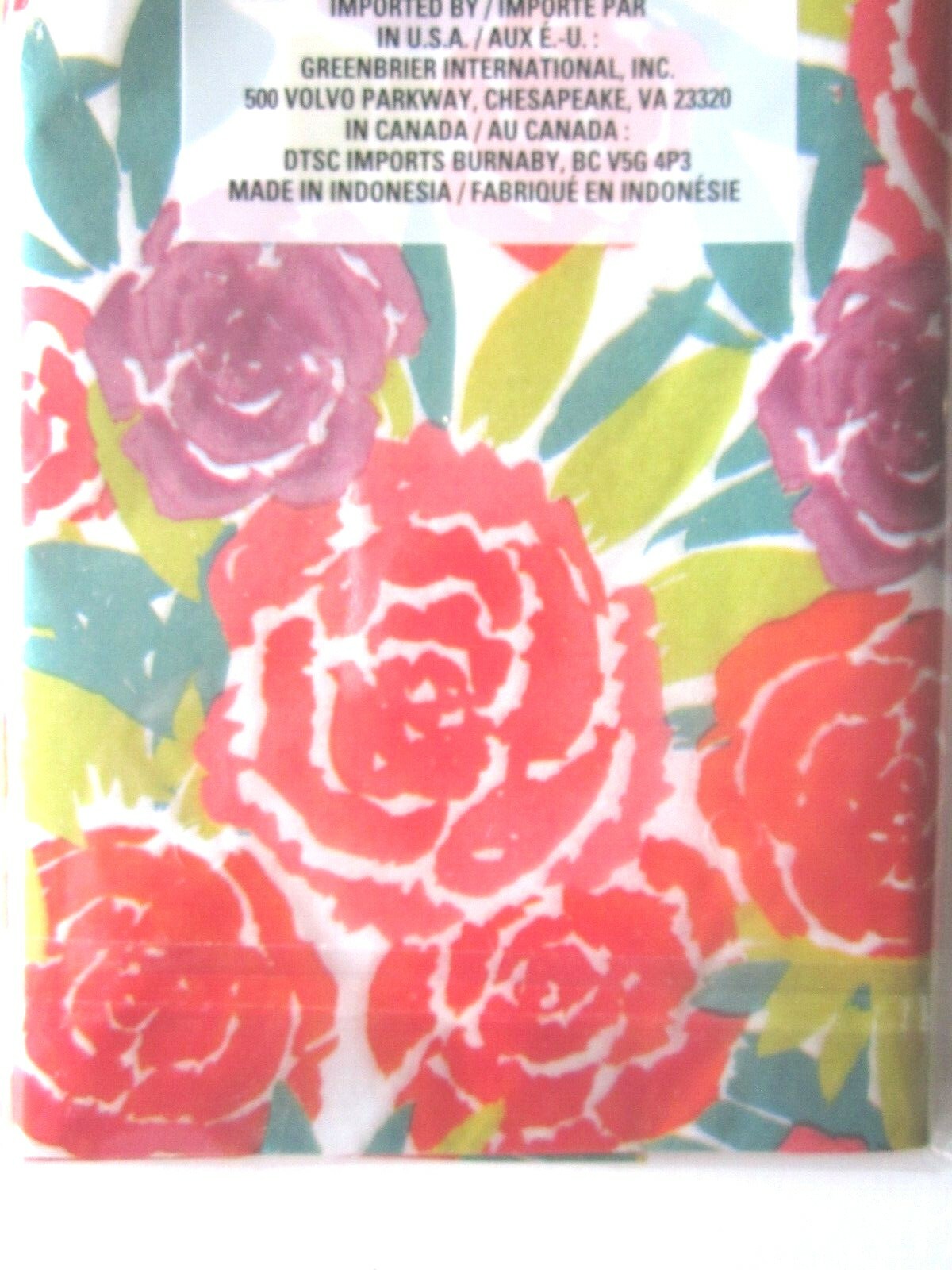 VOILA WATERCOLOR FLOWER DESIGN GIFT WRAP TISSUE 20