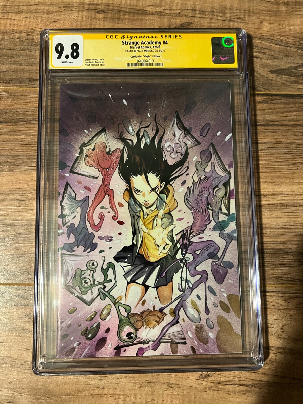 Strange Academy #1 桃桃子表紙 CGC 9.8 アメコミリーフ Strange Academy #1 桃桃子表紙 CGC 9.8 アメコミリーフ Amazon