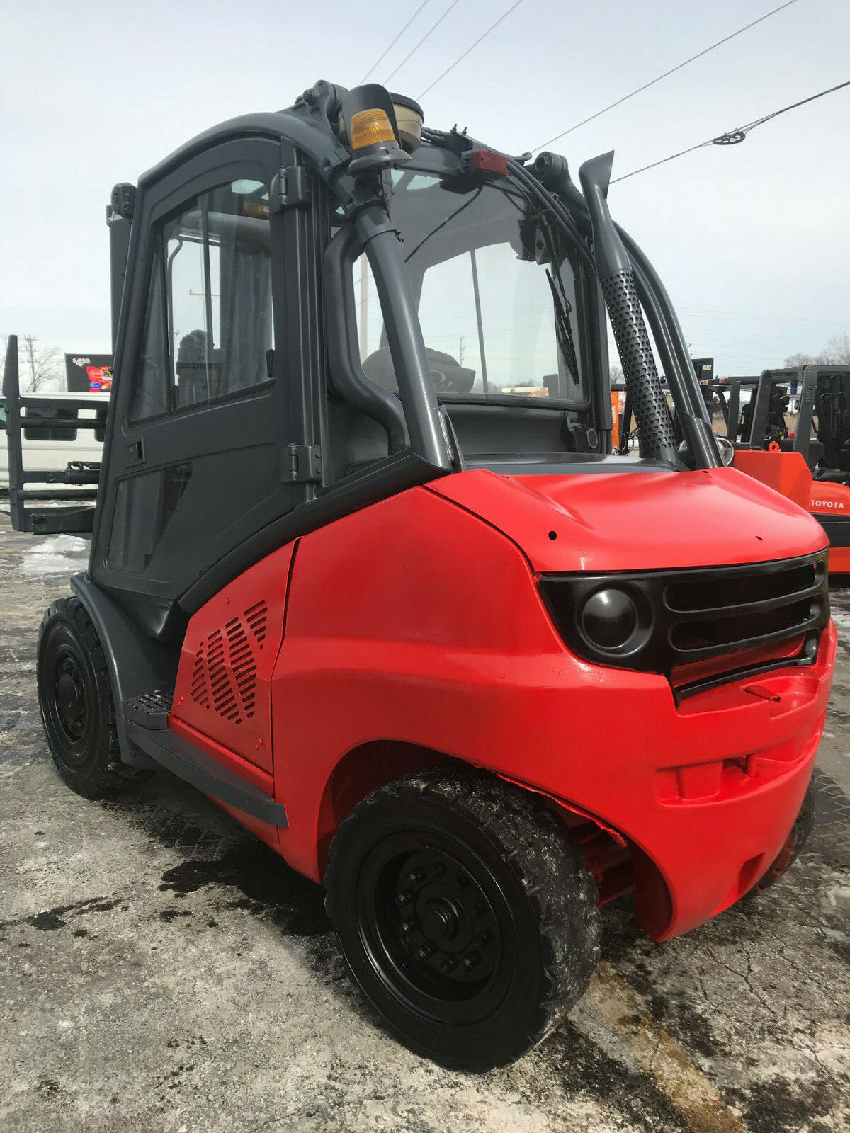 10000 LB LINDE H50D DIESEL POWERED FORKLIFT LIFTTRUCK HiLo