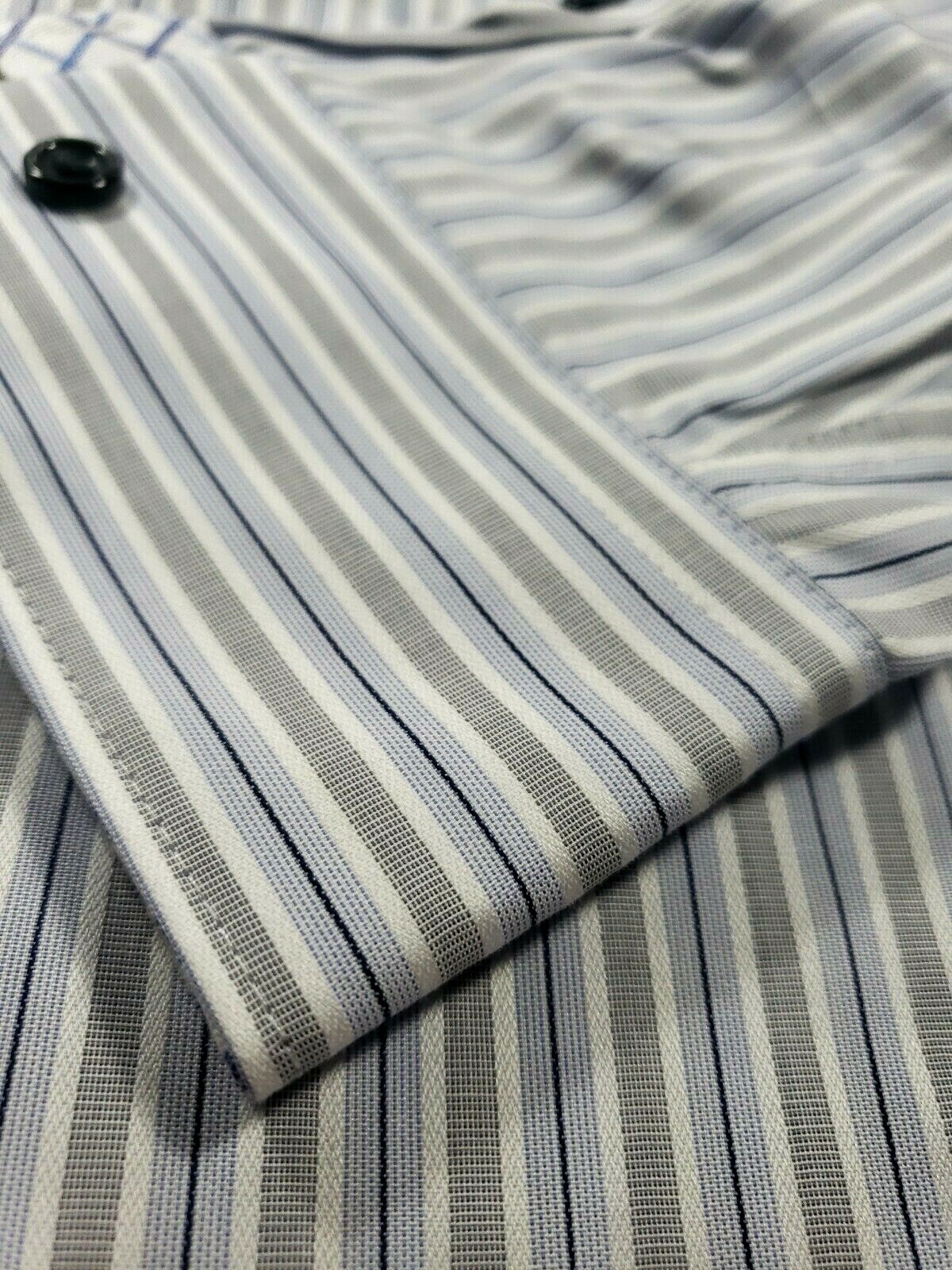 Striped Dress Shirt Sz. XXL-Slim Fit 