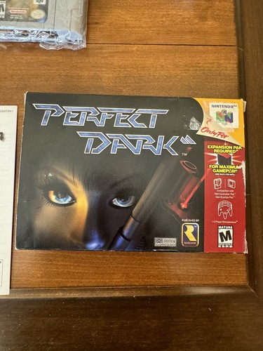 Perfect Dark COMPLETE IN BOX CIB Nintendo 64 N64 game | eBay