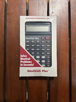 Calculated NautiCalc Plus 8416 Navigational Calculator