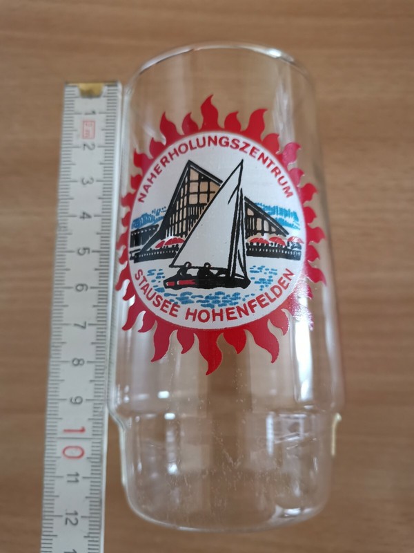  Glas Bierglas Naherholungszentrum Stausee Hohenfelden ThÃ¼Ringen Ddr Flohmarkt 