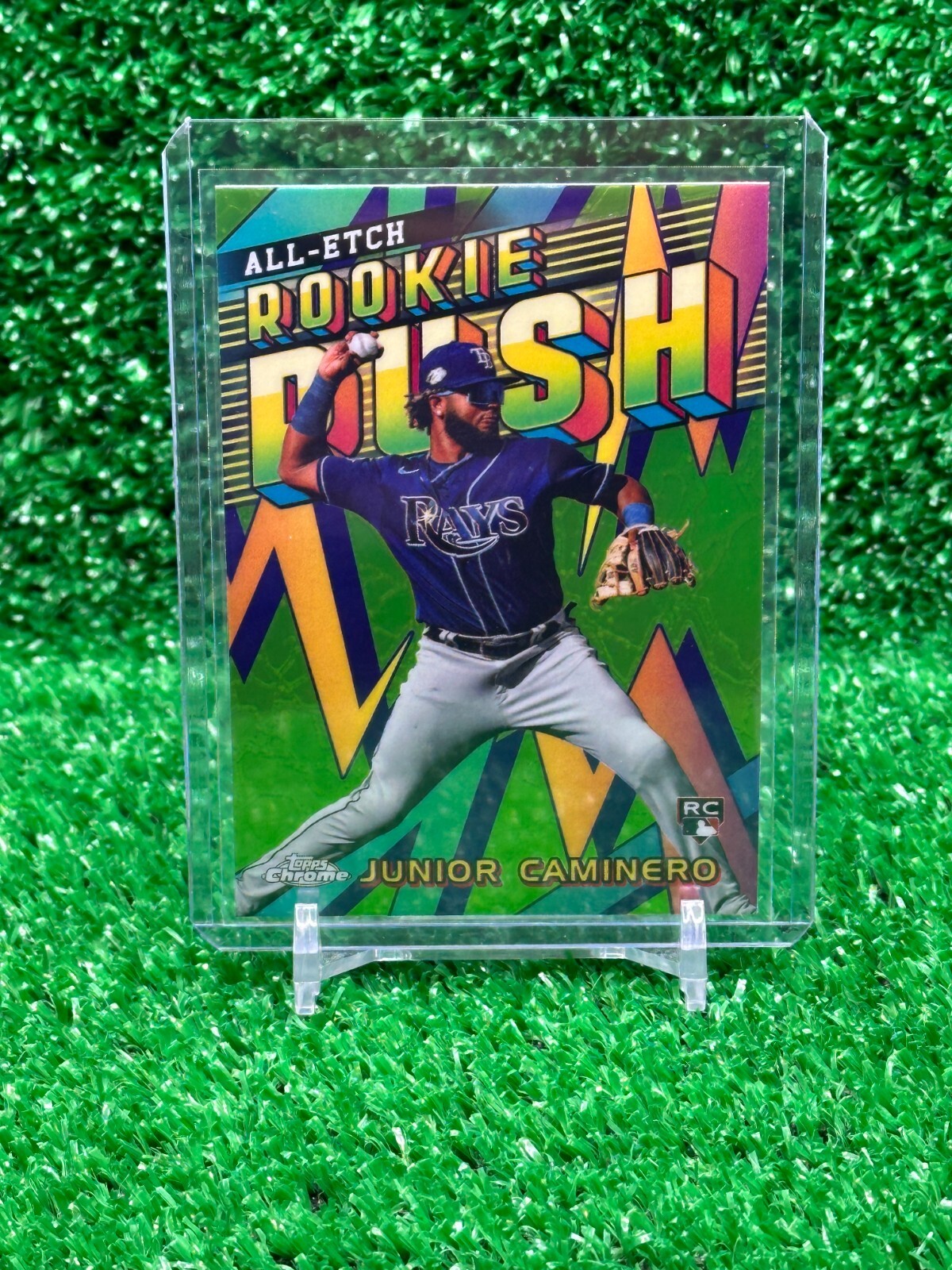 2024 Topps Chrome Baseball Junior Caminero All-Etch Rookie