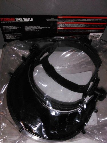 SAS Safety 5140 Standard Clear Full-Face Shield ISO 9001 Certified