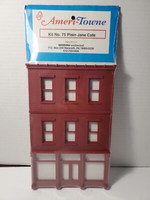 Ameri-Towne Kit # 75 Plain Jane Cafe O Gauge New Unopened