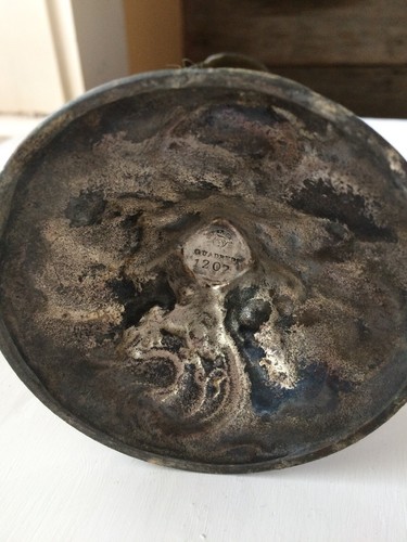 1900 To 1940 Superior Silver Grape Candle Stick Holder Number 1207 Vintage!