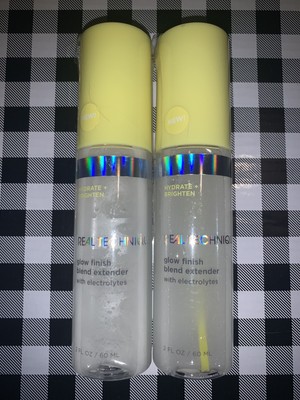 2X Real Techniques Glow Finish Blend Extender with Electrolytes Hydrate Brighten