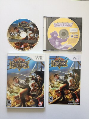 Nintendo Wii Sid Meier s Pirates! Disc Box Manual PC Imaginext Pirate Raider