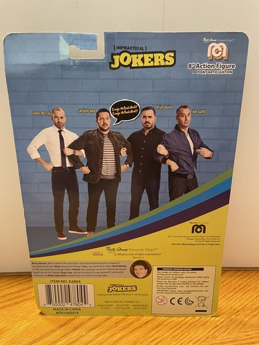 Impractical Jokers Sal Vulcano 8" Action Figure New Look