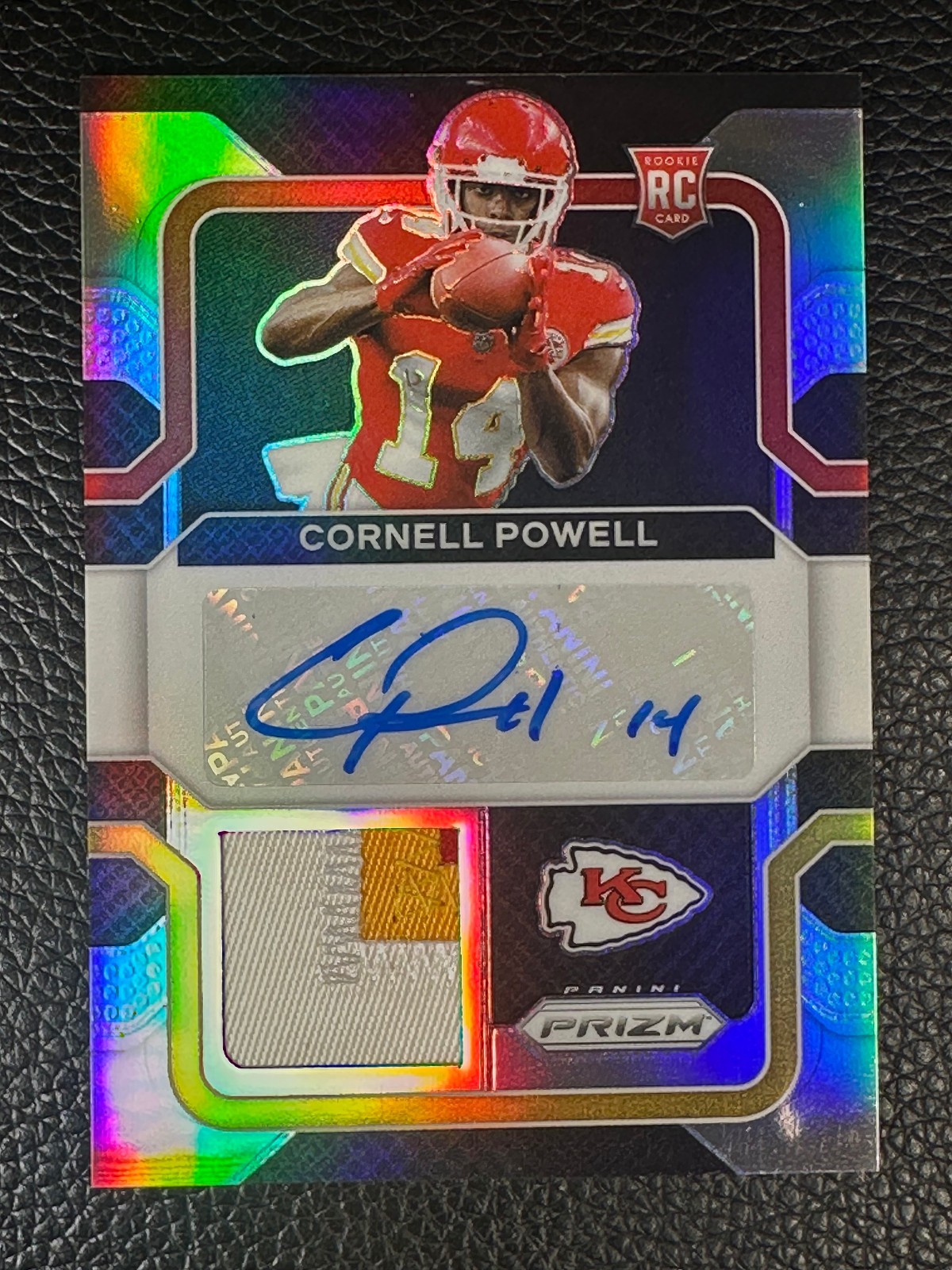 2021 Panini Prizm Silver RPA Cornell Powell 70/99 Auto Patch RC Rookie