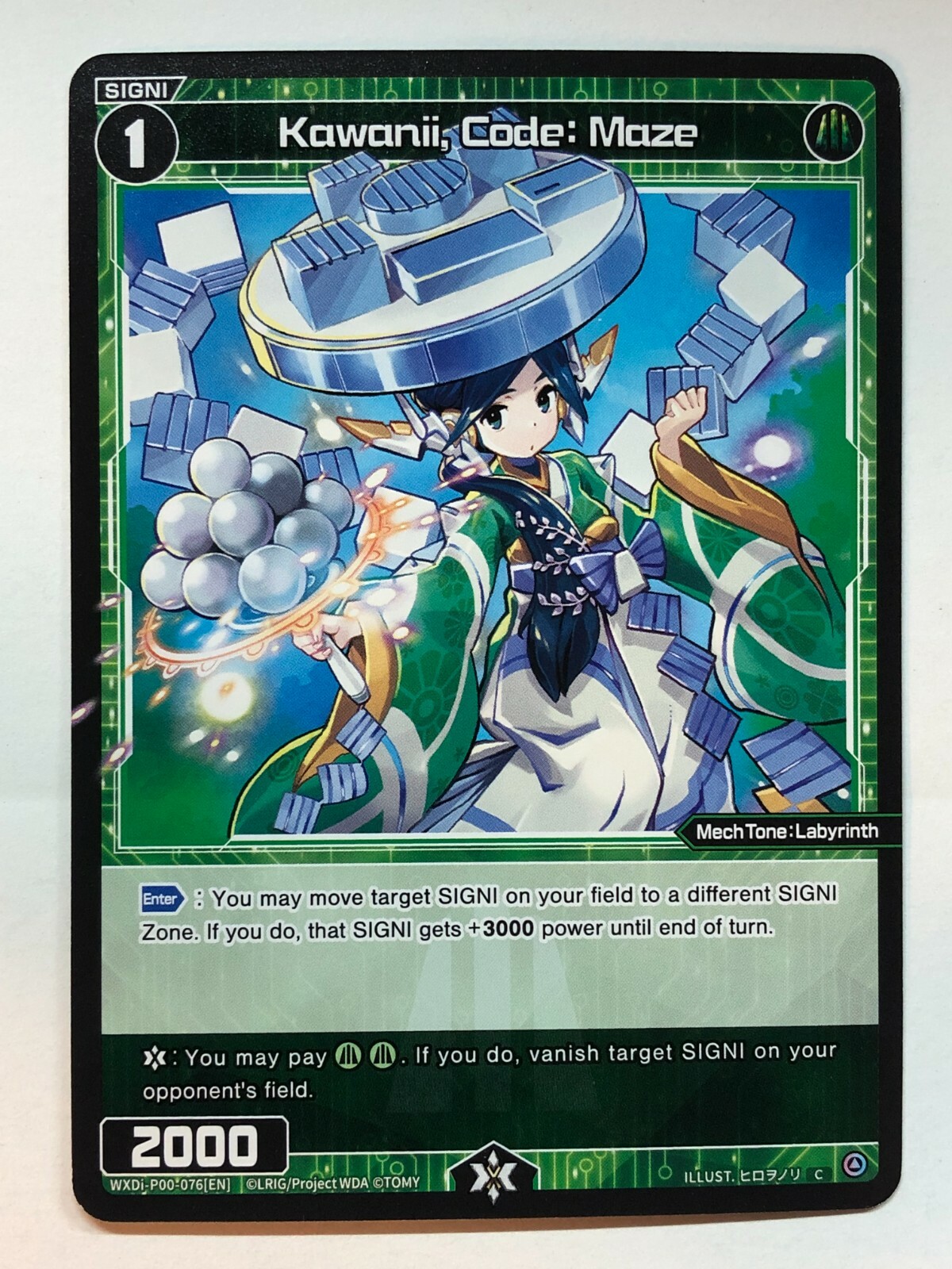 WIXOSS Interlude Diva Kawanii, Code: Maze WXDi-P00-076[EN WIXOSS Interlude Diva Kawanii, Code: Maze WXDi-P00-076[EN