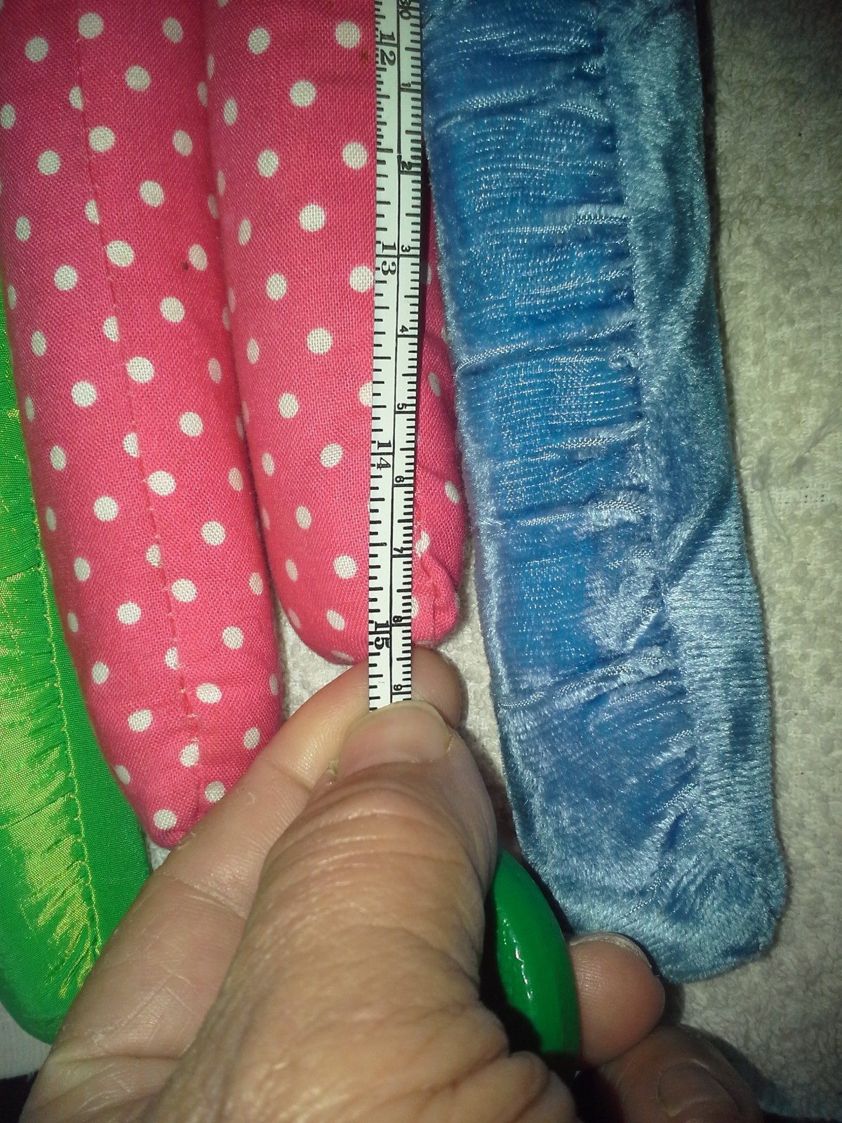 Lot of (7) Vintage Padded Clothes Hangers