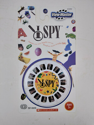 Scholastic I Spy View-Master Reels Pack Contains 3 3D Reels New 2003 B3492