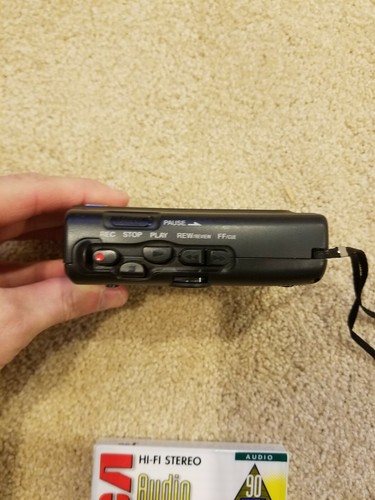 Nice Working SONY TCM-459V Cassette Tape Voice Recorder Player & New Tape