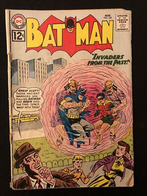 BATMAN 149 2.5 3.0 TOP STAPLE DETACHED FROM CENTERFOLD DC 1962 INVADERS FROM  MO