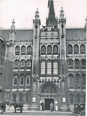 Guildhall London Vintage Print Old Picture 1941 IHLE#29