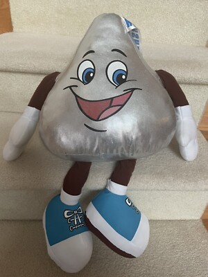 1994 LARGE HERSHEY'S KISS PLUSH WITH SNEAKERS 24'' GOOD CONDITION, CLEAN